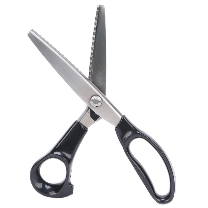 Golvende Gekartelde Schaar DIY Decoratieve Papieren Rand Schaar Professionele Handheld Naaischaar gray