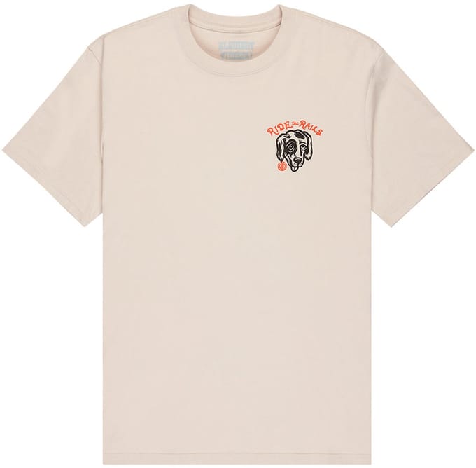 Element Timber Hobos T-shirt Met Korte Mouwen Beige S Man