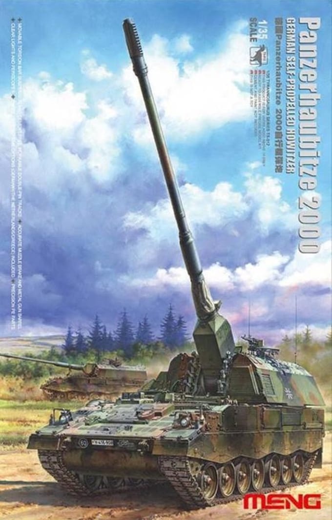 German Panzerhaubitze 2000 Self-Propelled - Scale 1/35 - Meng Models - MM TS-012