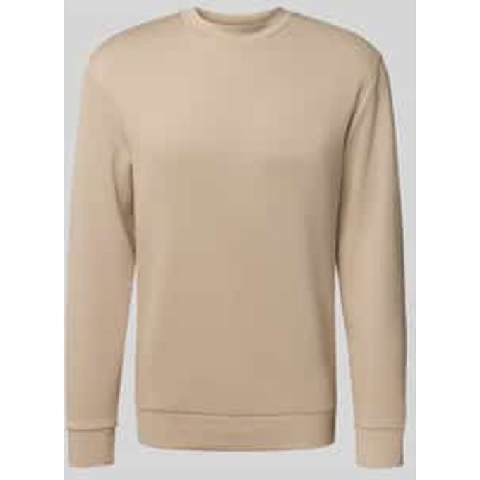 Regular fit sweatshirt van viscosemix, model 'EMANUEL'