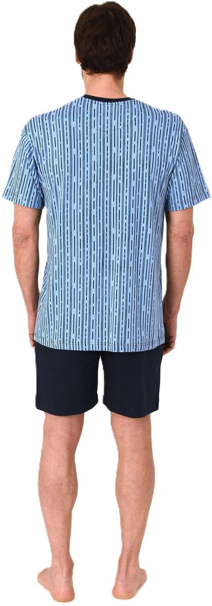 Normann heren pyjama met korte mouwen Shorty pyjama van katoen