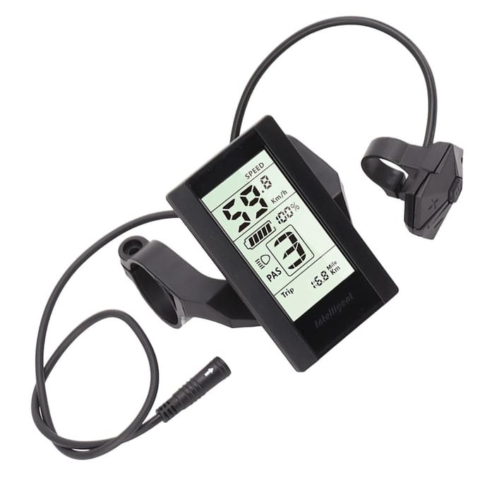 24V 36V 48V 52V 800S LCD Display Controller voor Elektrische Fiets Modificatie black