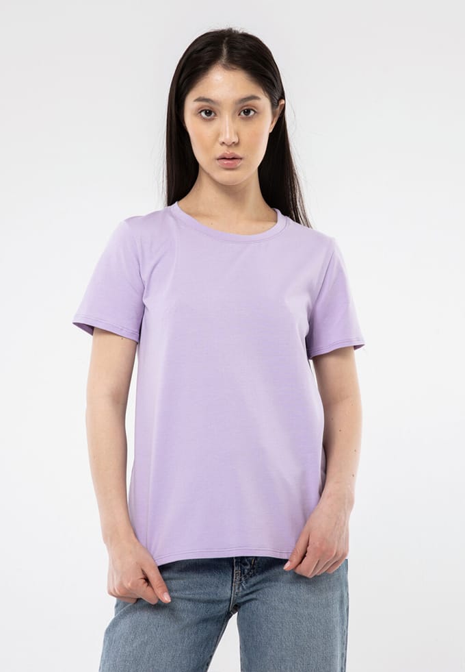 Crew-neck Premium T-shirt VIOLET