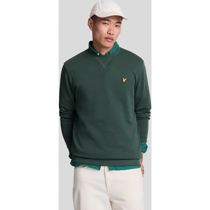 Lyle & Scott merk Argyle blauwgroen pull-over sweatshirt