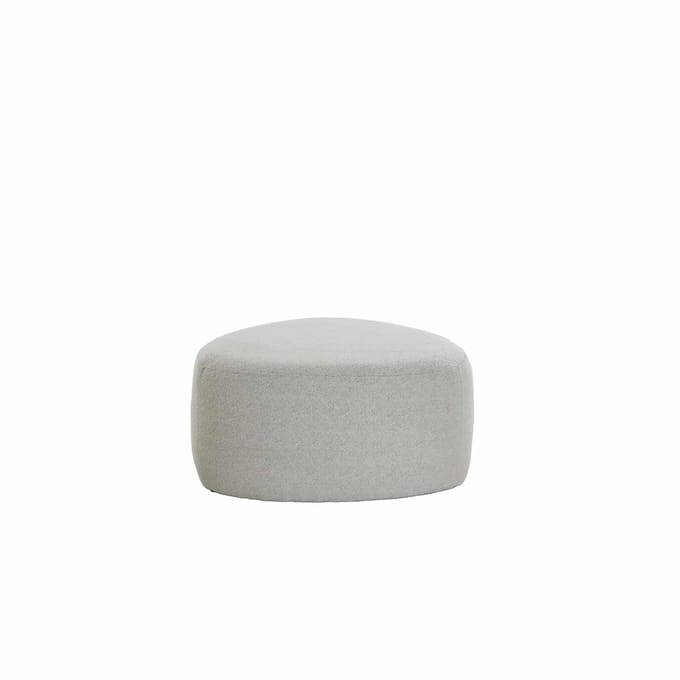 Light & Living Poef Liberia - Beige - 68x68x35cm - Modern