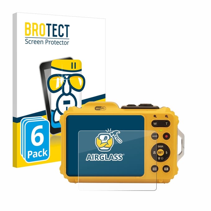 Screenprotector 6 Stuks voor Kodak Pixpro WPZ2 Beschermglas transparant