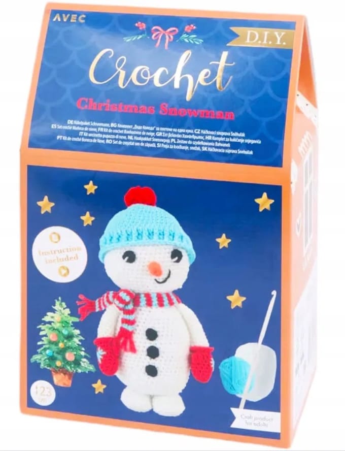 Haakpakket sneeuwpop