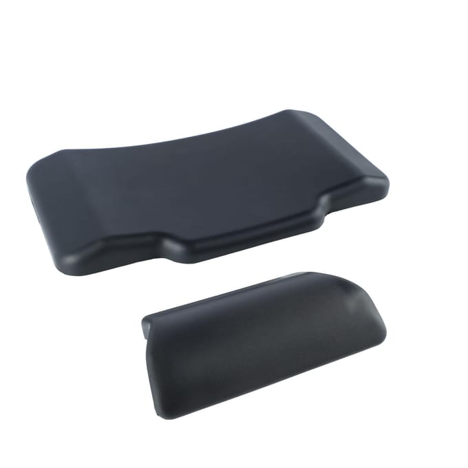 Motor Bagagebox Rugkussen PU Leer 3cm Dikte Topkoffer Passagier Rugleuning Steun black