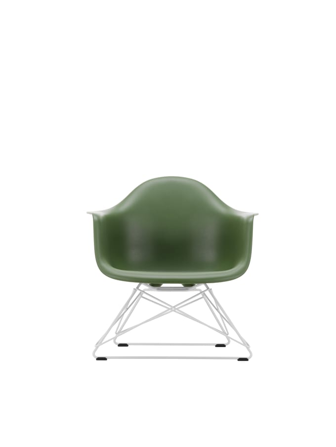Vitra Eames Plastic Armchair LAR - forest RE - wit - forest RE