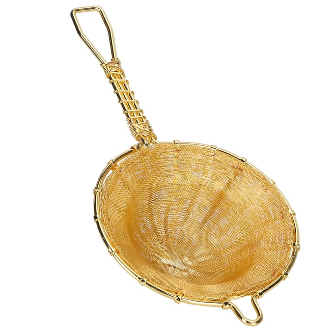 Thee-infuser Zeef Puur Koper Herbruikbaar Losse Blad Theepot Filter voor Thuis Kantoor beige
