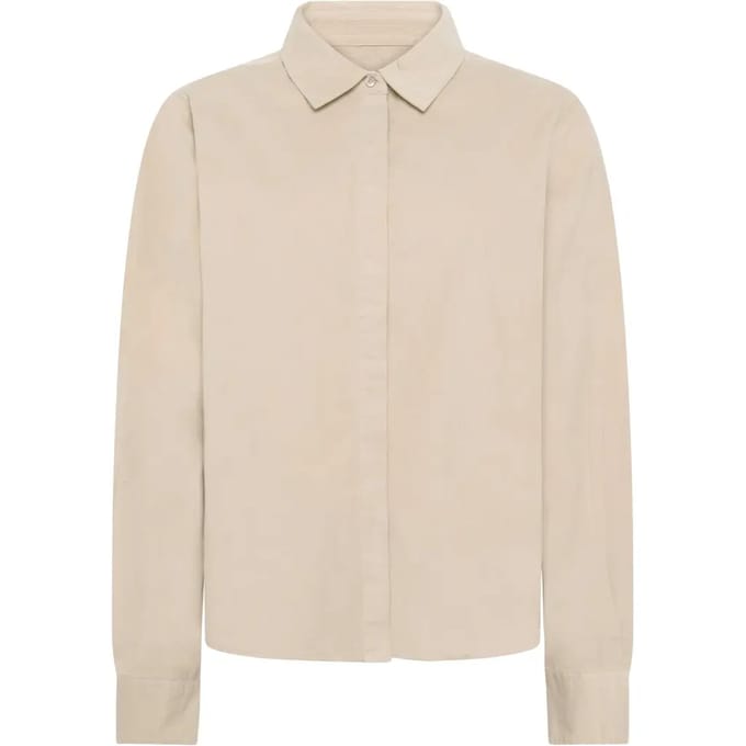 Vrouwen lange mouwen velours shirt KnowledgeCotton Apparel