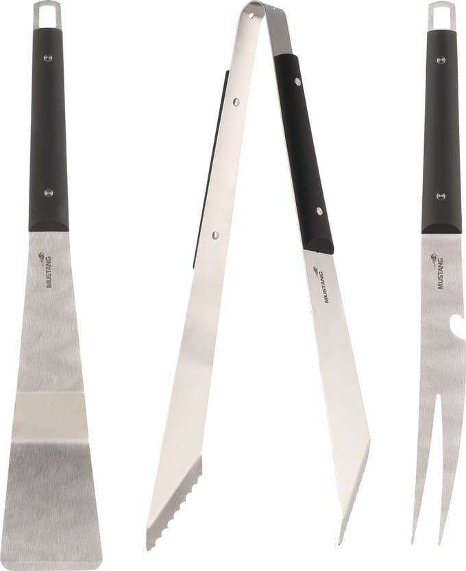 Mustang 3 Delig BBQ Tool Set Special