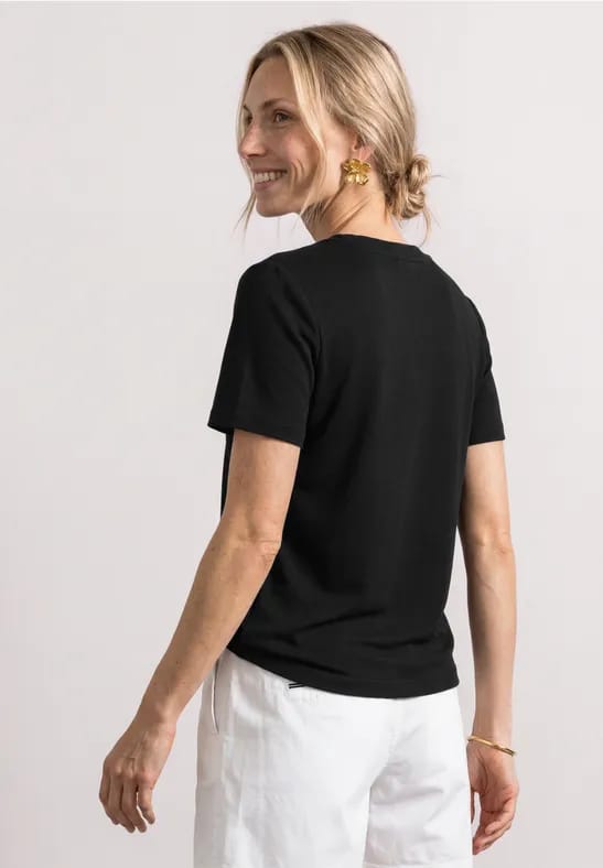 Shirt met gerimpelde mouwen