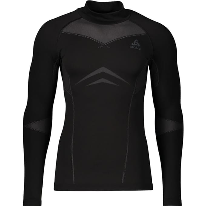 Odlo Performance Fundamentals Light Turtle Neck Ondergoed Shirt Zwart