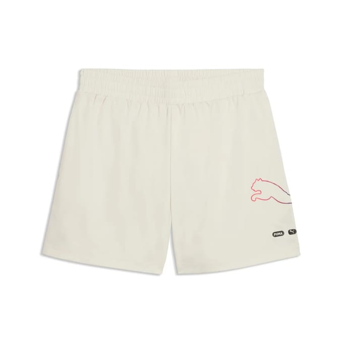 Puma Ess Logo Lab Logo 5´´ Korte Sportbroek Beige M Man