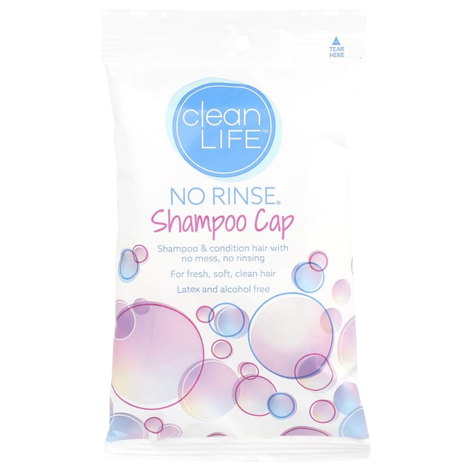Bonnet Shampoing Sans Rinçage, 1 Paquet gray