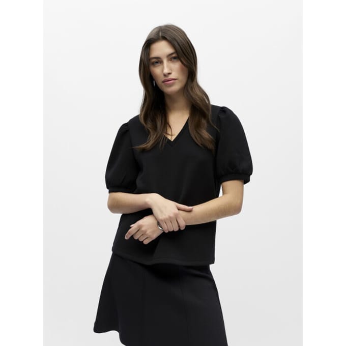 Object Objandrea s/s re v-neck top noos