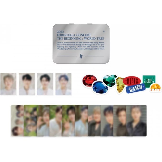 Forestella   10 Fotokaarten   Sticker Set   2022 Concert gray