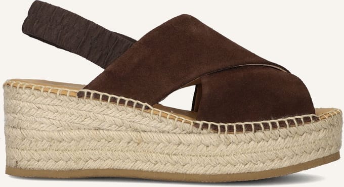 AYANA Omo26yu942 Espadrilles Dames - Bruin - Maat 37