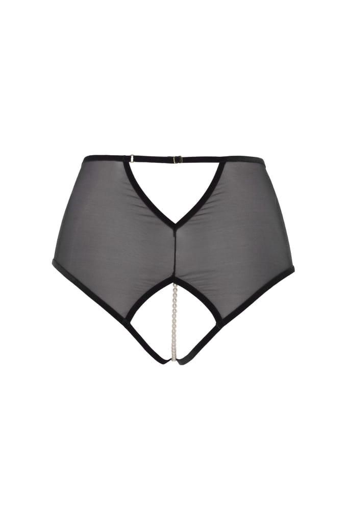 Bracli | Kyoto Hoog Getailleerde Parel String | Erotische Lingerie Maat Plus