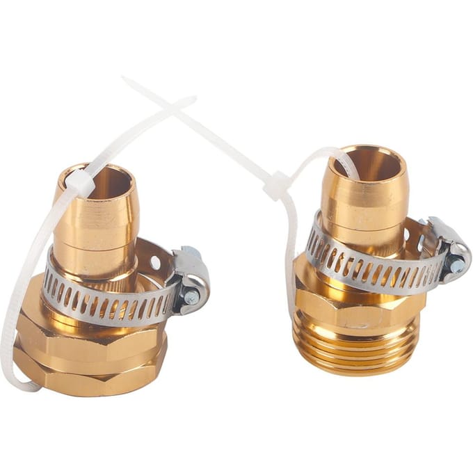 Tuinslang Snelkoppeling Set Tuinslang Koppeling Waterslang Connectoren beige