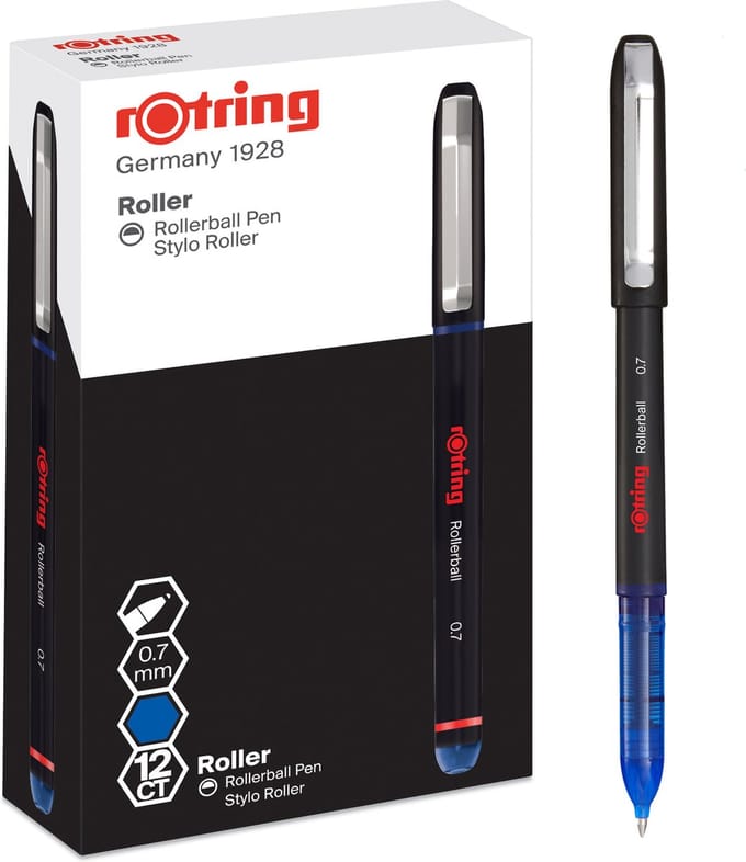 Rotring Roller Blauw 0.7 mm 12-Tuck