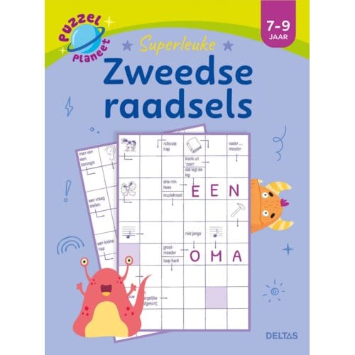Deltas Puzzelplaneet - Superleuke zweedse raadsels (7-9 j.) Kleurboeken