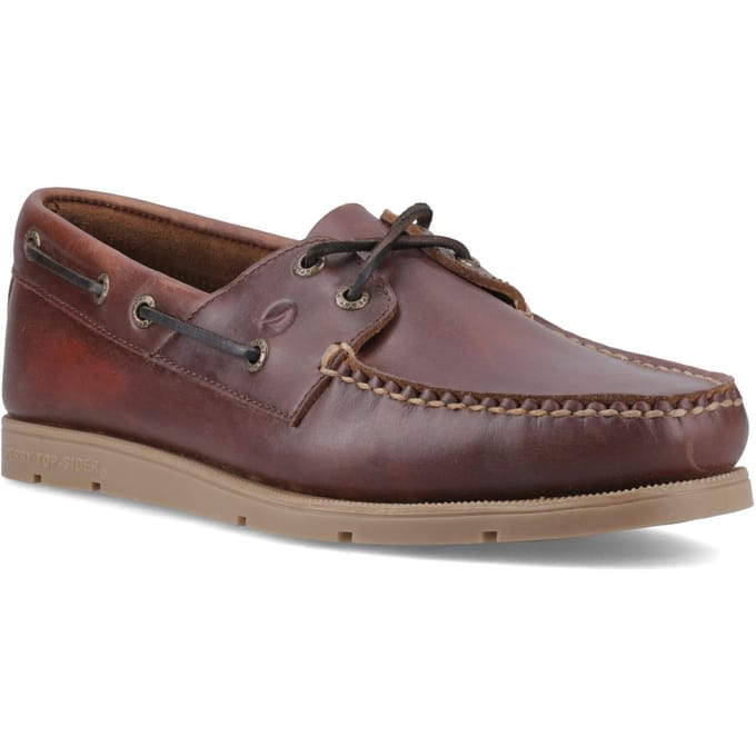 Sperry Oakland 2 Eye Boot Leer Heren Bruine Bootschoenen