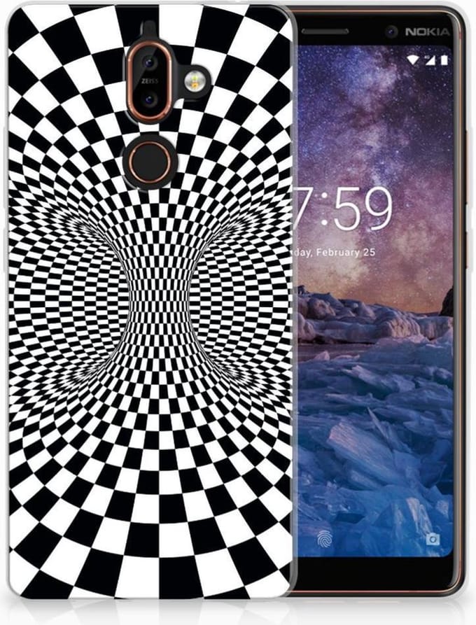 Nokia 7 Plus TPU Hoesje Illusie