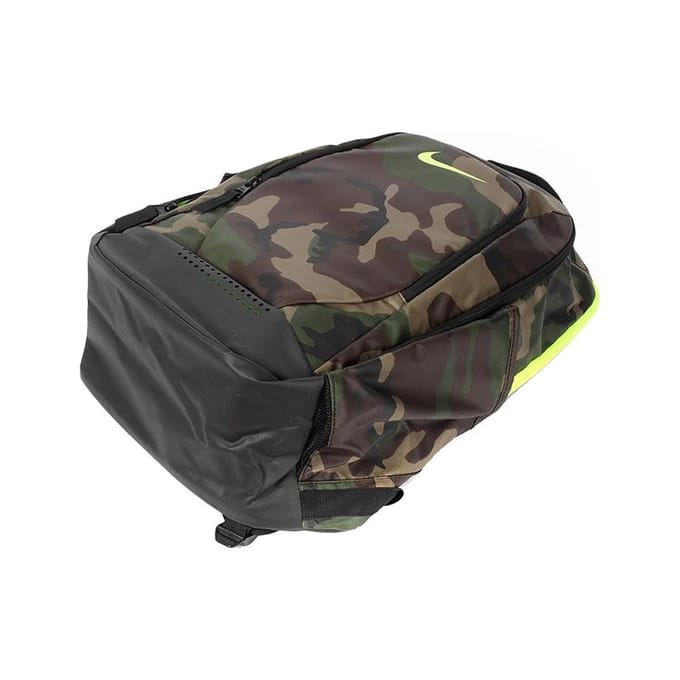Sac à dos à fermeture éclair Camouflage Nike Sacs à dos Unisexe Vert Noir BA5090-071 Green/Black