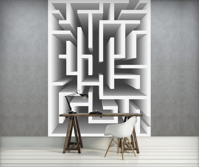 Abstract Pattern Modern Photo Wallcovering