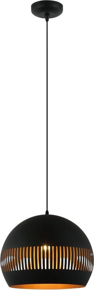 Freelight Hanglamp Globo Zwart - Goud Ø 40cm E27