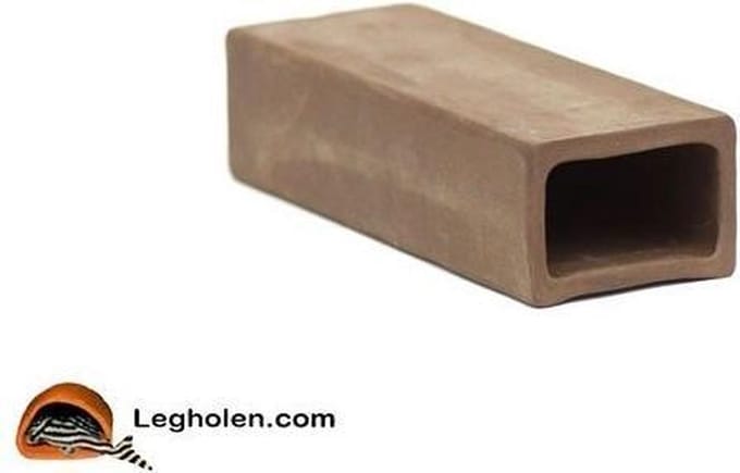 CeramicNature Leghol MediumLarge Rechthoek Bruin