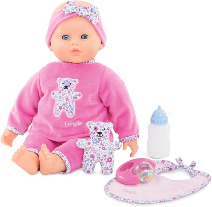 Interactieve pop - Franse pop - Kinderspel - 20 geluiden - 42 cm - Multi-kleuren