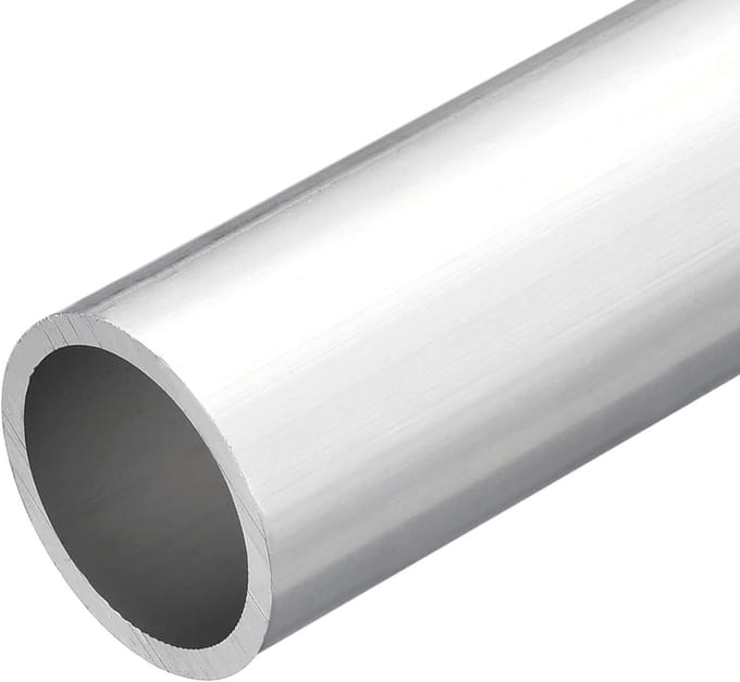 Dailygoody - Aluminium Buizen - Naadloze rechte buizen - Zilver