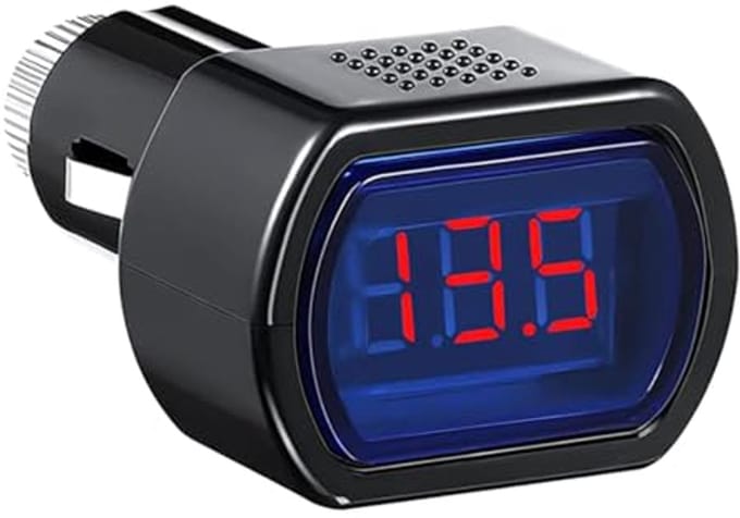 LED Digitale Auto Voltmeter - DC 12V-24V Spanningsmeter voor Voertuigen