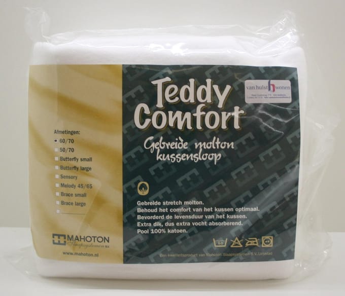 Mahoton Teddy Comfort - Butterfly Small - Stretch molton kussensloop