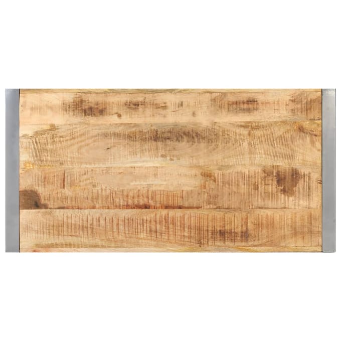vidaXL - Salontafel - 120x60x40 - cm - ruw - mangohout