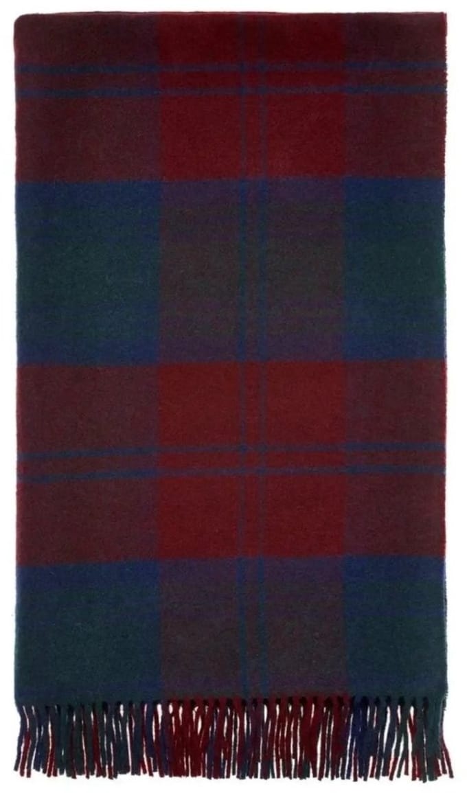 Plaid Tartan Lindsay - Merino Lamswol - 140x185 - Bronte by Moon