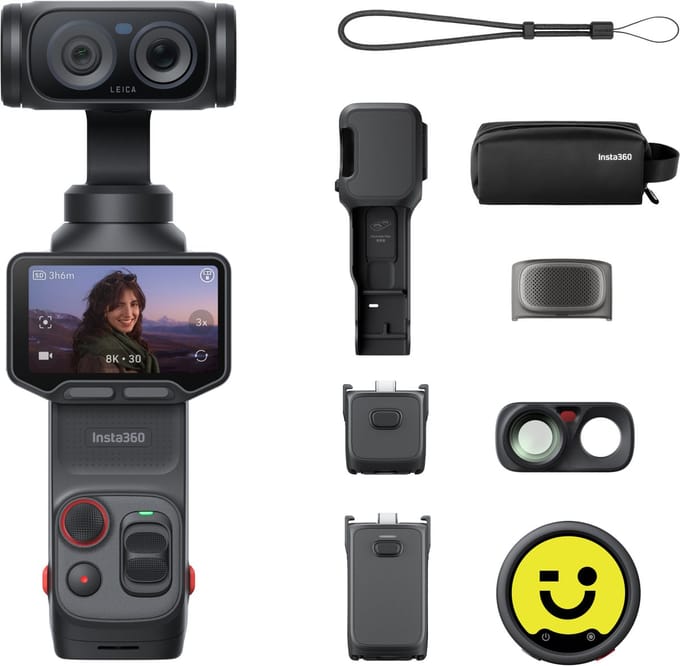 Insta360 - Luna Ultra Creator Bundle Cosmic Black - Actioncam - Gimbalcamera