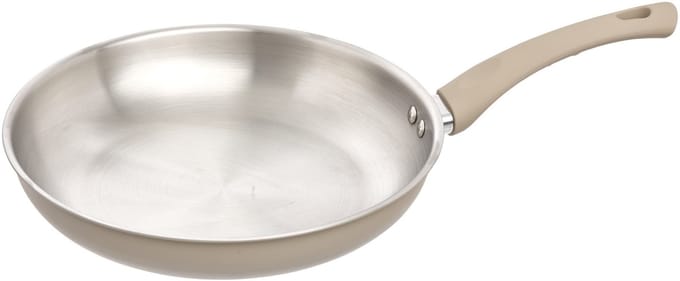 5Five koekenpan Paris - D28 cm - RVS - aluminium - beige/zilver - pannen - alle warmtebronnen