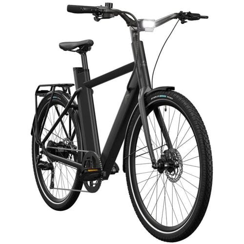 CRIVIT Urban elektrische fiets 3.0 X kettingaandrijving (All Black)