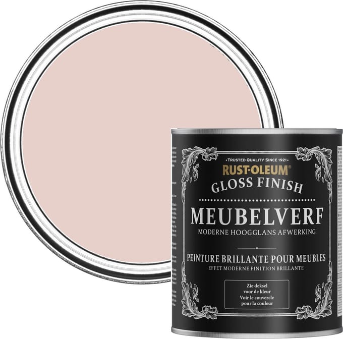 Rust-Oleum Roze Meubelverf Hoogglans - Roze Champagne 750ml
