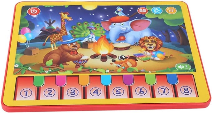 Kinder Tablet - Educatieve Speelgoed - Vroege Educatie - Interactief Touchscreen - 24x19 cm - Multicolor