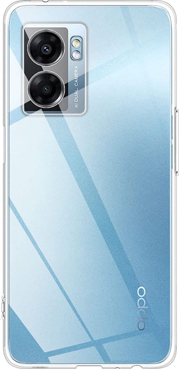 Hoesje voor Oppo A77 5G backcover Shockproof siliconen Transparant