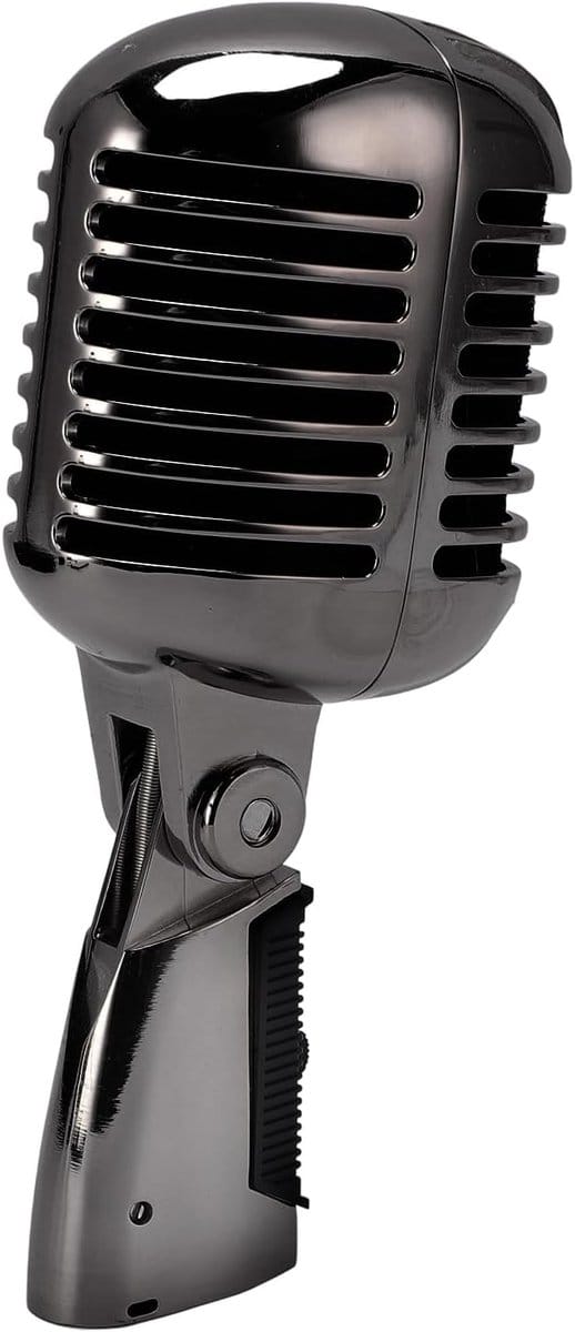 Dynamische Microfoon - Zangmicrofoon Studio - Muziekoptredens Opnames - Robuuste Structuur Kantelbaar - 50-18kHz Frequentie - Metaalgrijs