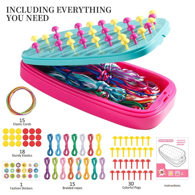 DIY Armbandenmaker Knutselpakket voor Kinderen & Studenten Elastische Houder