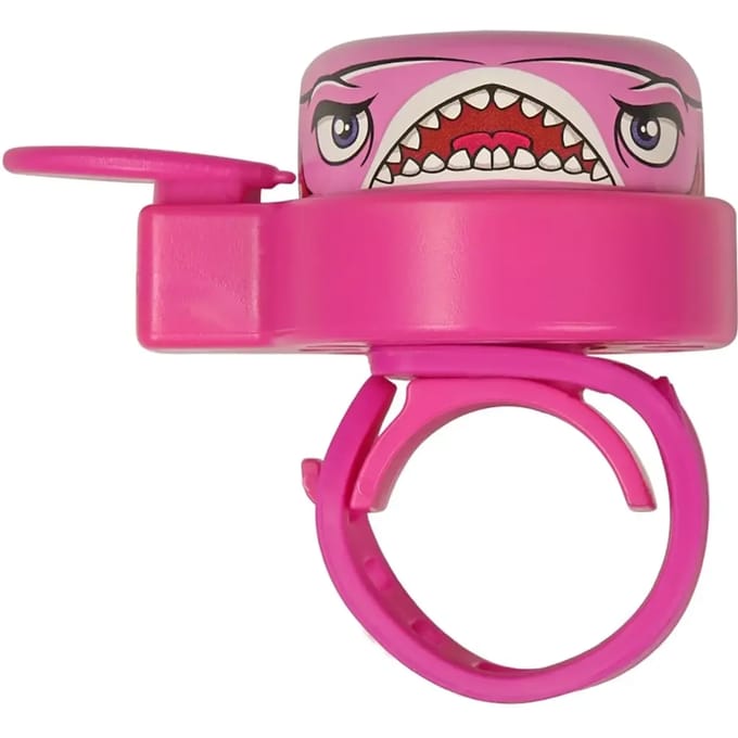 Bicycle Bell for Kids | Pink Shark | Crazy Safety | Colorful & Easy to Use