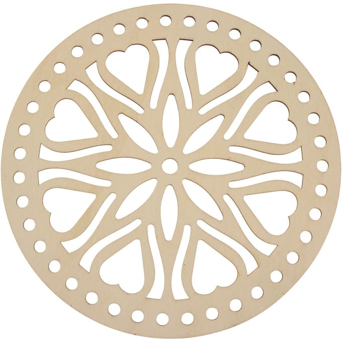 Macramé knoopschijf rond, 20 cm - Knuffelen