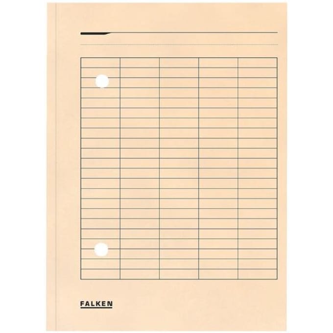 FALKEN documentenmap, A4, karton, chamoisgeel
